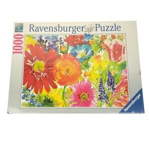 Ravensburger 1000 Piece Puzzle Abundant Blooms 197293 Gail Flores New Sealed